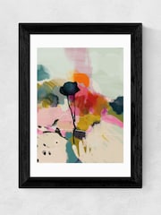 East End Prints Black Floral Abstract Landscape by Ana Rut Bre Wall Art - Image 2 of 3