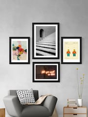 East End Prints Black Floral Abstract Landscape by Ana Rut Bre Wall Art - Image 3 of 3