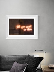 East End Prints White All You Need Is Love Neon Wall Art by Honeymoon Hotel - Image 1 of 3
