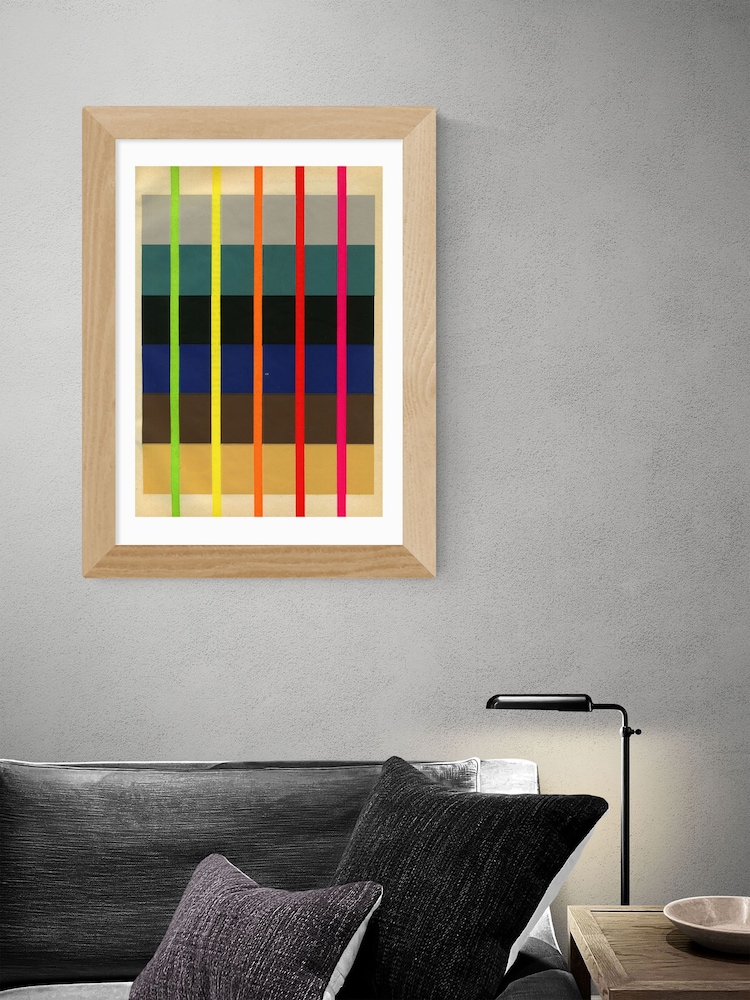 East End Prints Oak Fluoro Abstract by Vintage by Hemingway - Image 1 of 3