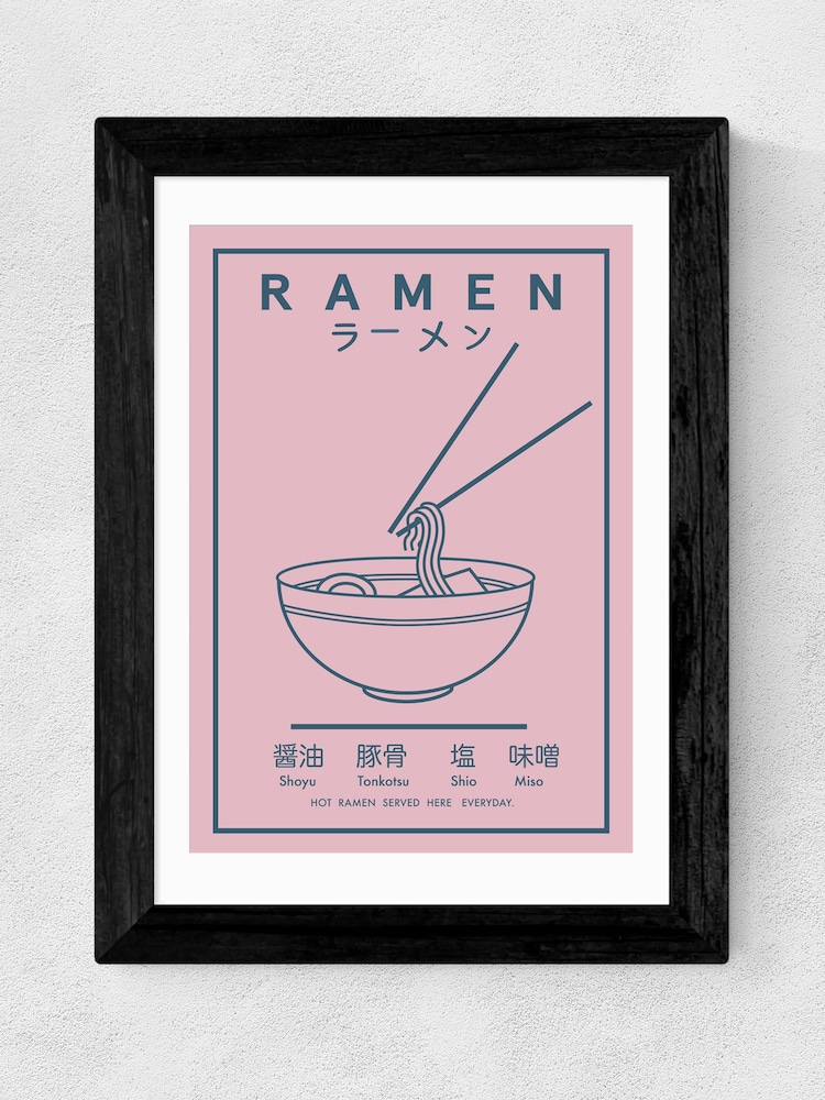 East End Prints Black Ramen Food Poster by Violet Studio - Image 1 of 3