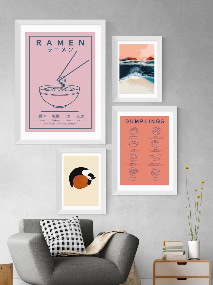 East End Prints White Ramen Food Poster by Violet Studio - Image 3 of 3