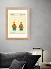 East End Prints Oak Toy Figure by Jazzberry Blue - Image 1 of 3