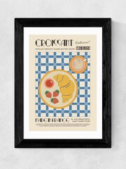 East End Prints Black Croissant by We Made Something Nice - Image 2 of 3
