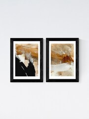 East End Prints Black Underneath Set of 2 by Dan Hobday - Image 2 of 2