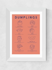 East End Prints White Dumpling Menu by Violet Studio - Image 1 of 3