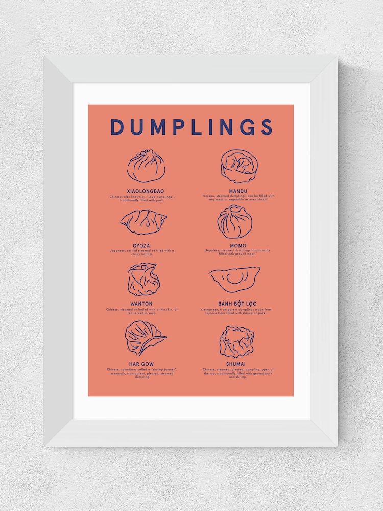 East End Prints White Dumpling Menu by Violet Studio - Image 1 of 3