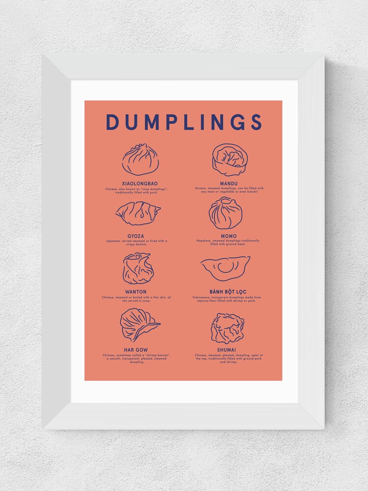 East End Prints White Dumpling Menu by Violet Studio - Image 1 of 3 East End Prints White Dumpling Menu by Violet Studio - Image 1 of 3