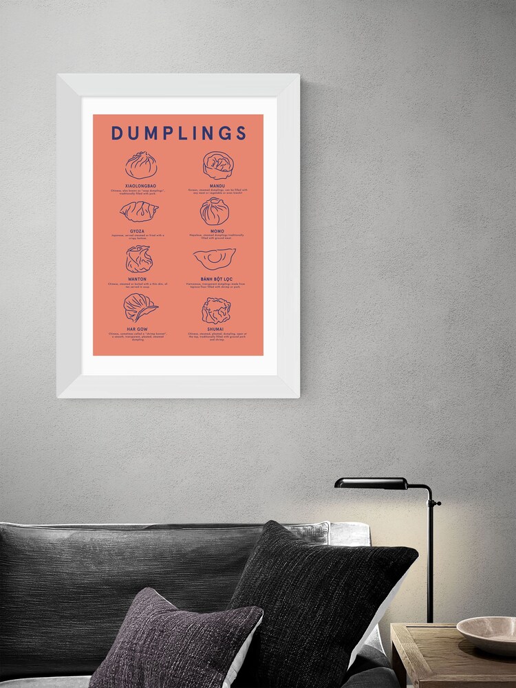 East End Prints White Dumpling Menu by Violet Studio - Image 2 of 3