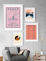 East End Prints White Dumpling Menu by Violet Studio - Image 3 of 3