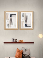 East End Prints Oak Clay Set of 2 by Dan Hobday - Image 1 of 2