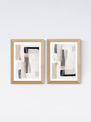 East End Prints Oak Clay Set of 2 by Dan Hobday - Image 2 of 2