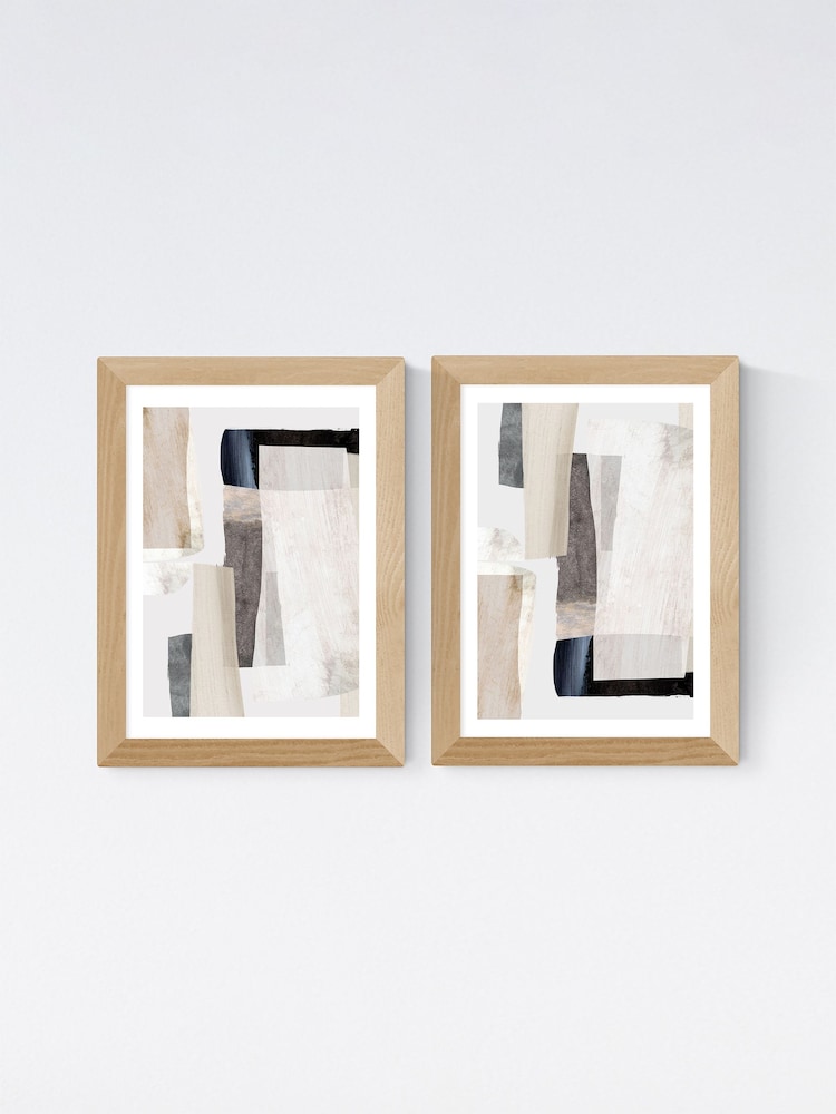 East End Prints Oak Clay Set of 2 by Dan Hobday - Image 2 of 2