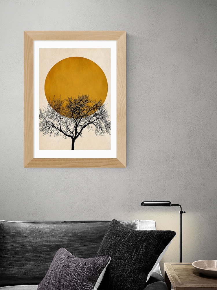 East End Prints Oak Winter Morning by Kubistika - Image 1 of 3