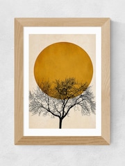 East End Prints Oak Winter Morning by Kubistika - Image 2 of 3