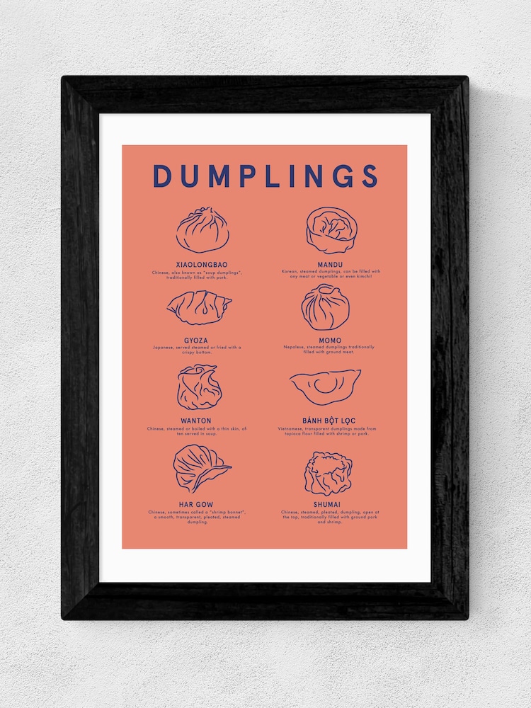 East End Prints Black Dumpling Menu by Violet Studio - Image 2 of 3