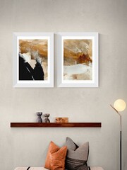 East End Prints White Underneath Set of 2 by Dan Hobday - Image 1 of 2