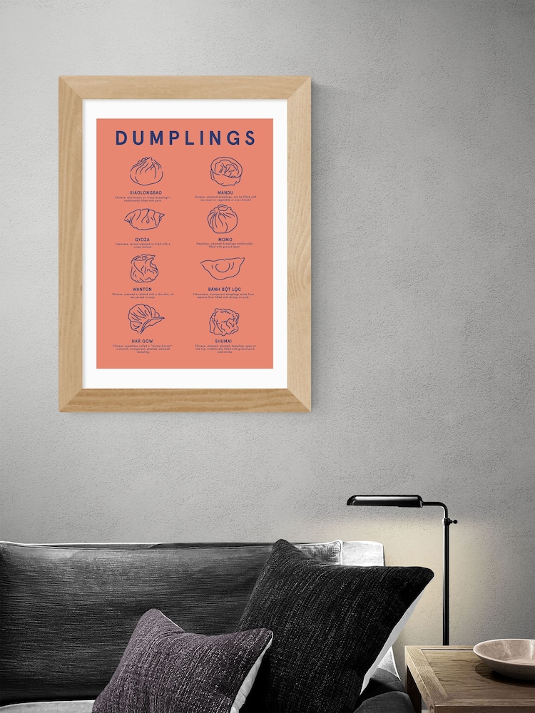 East End Prints Oak Dumpling Menu by Violet Studio - Image 1 of 3