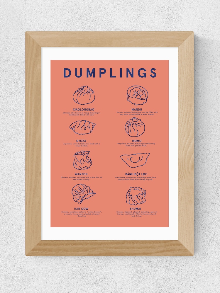 East End Prints Oak Dumpling Menu by Violet Studio - Image 2 of 3