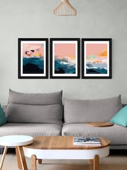 East End Prints Black Abstract Landscape Set of 3 by Ana Rut Bre - Image 1 of 2