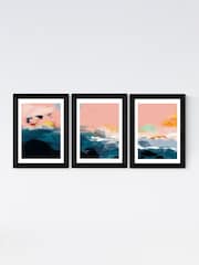 East End Prints Black Abstract Landscape Set of 3 by Ana Rut Bre - Image 2 of 2
