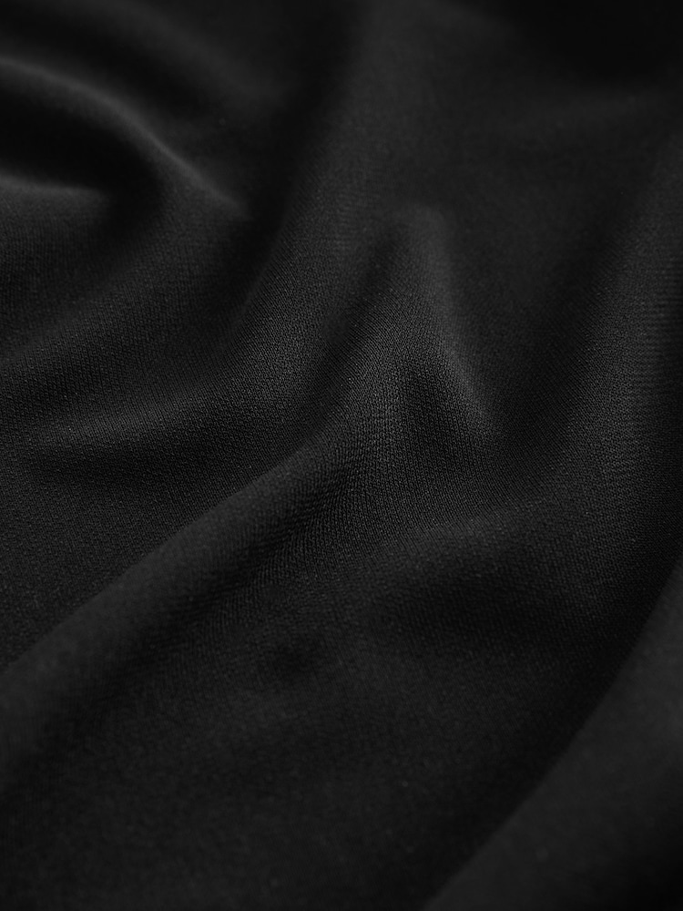 Black Twist Shoulder Jersey Top - Image 8 of 8