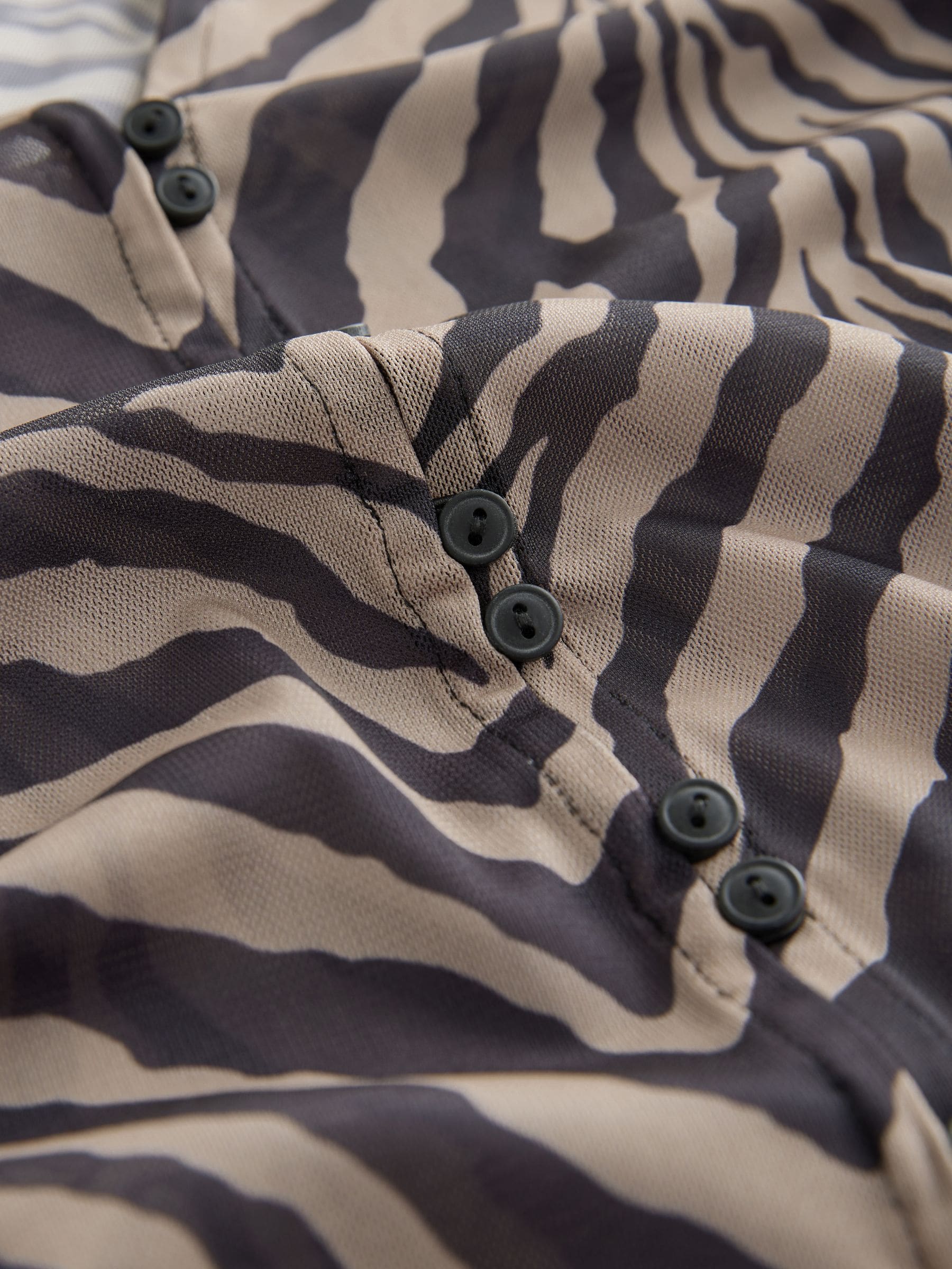 Buy Zebra Long Sleeve Mesh Shirt from Next USA