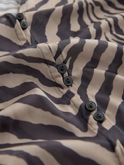 Zebra Long Sleeve Mesh Shirt - Image 8 of 8