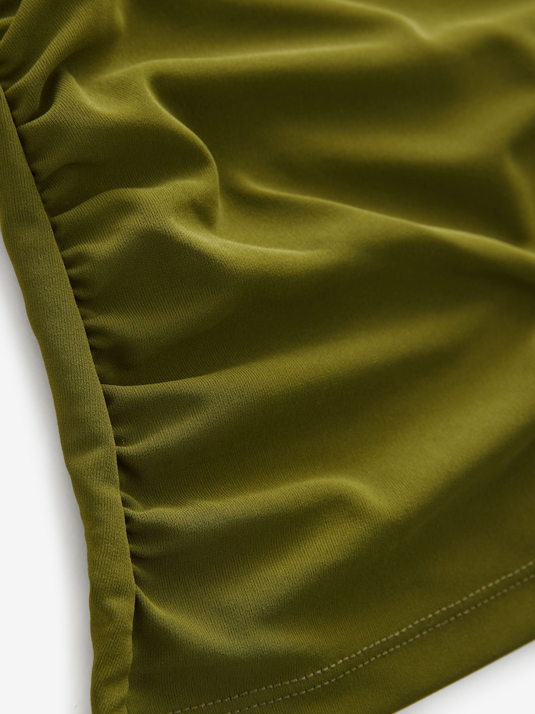 Verde oliva - Top de jersey con detalle retorcido en los hombros - Imagen 8 de 8 Verde oliva - Top de jersey con detalle retorcido en los hombros - Imagen 8 de 8