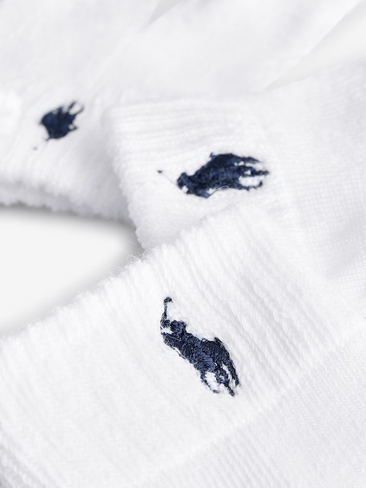 Polo Ralph Lauren Bébé Garçons Chaussettes blanches 6 Lot - Image 4 de 4