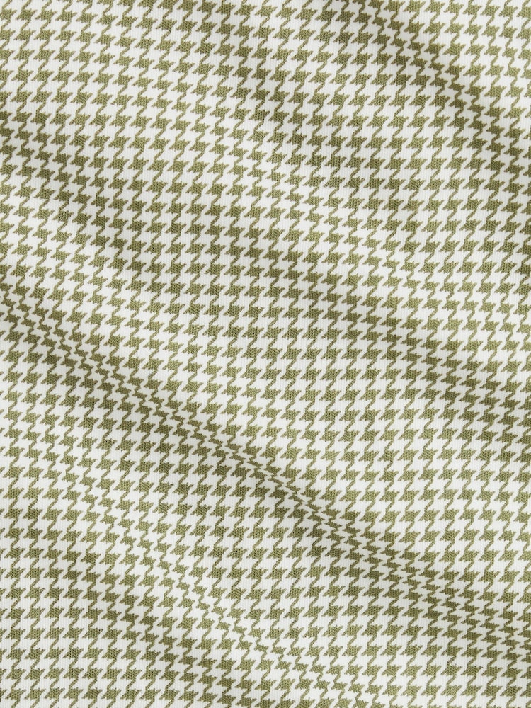 Polo Ralph Lauren Baby Beige Houndstooth 100% Cotton Print 3 Piece Gift Set - Image 2 of 2
