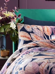 Vantona Multi Zanthe Leaves 100% Cotton Duvet Cover Set - Image 2 of 3