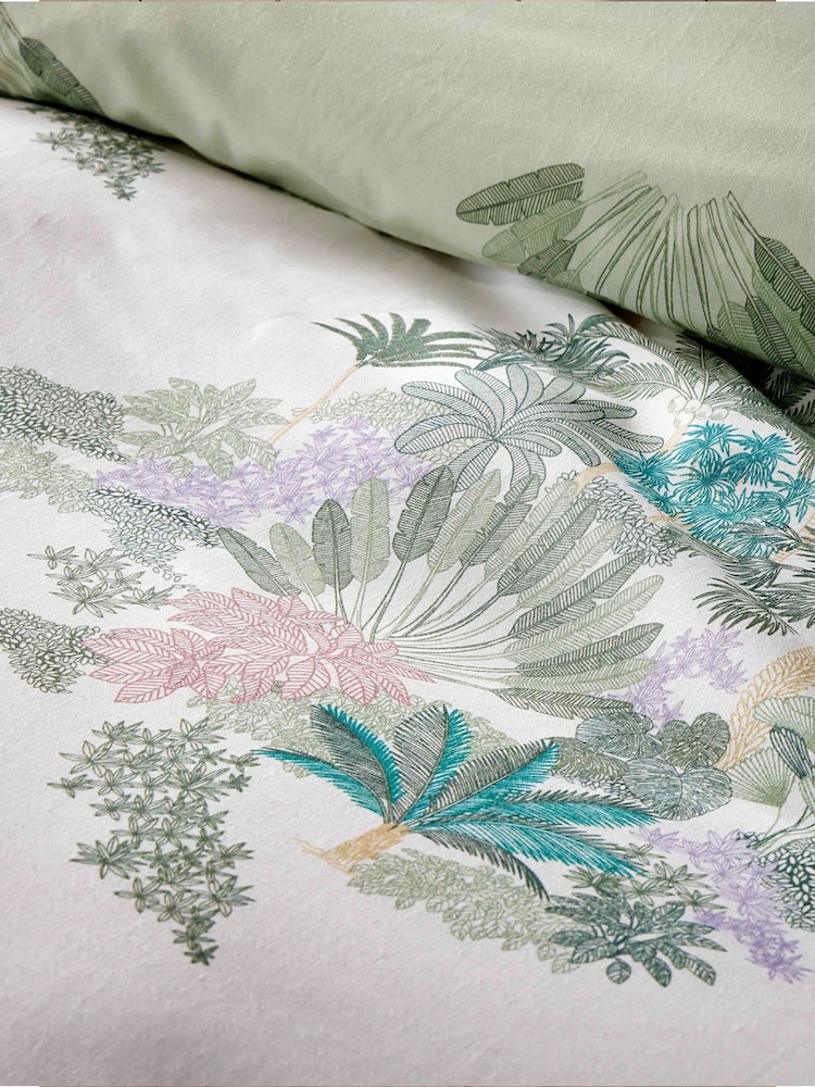 Vantona Cream Jungle Toile Duvet Cover Set - Image 3 of 4