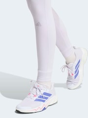 adidas White All Me Rib Leggings - Image 4 of 6