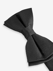 Black Glitter Bow Tie - Image 4 of 6