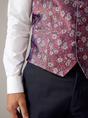Orange Regular Fit Occasion Waistcoat - Image 4 of 7