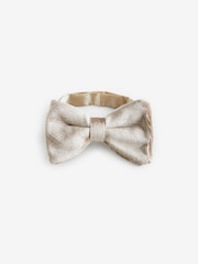 Champagne Gold Velvet Bow Tie - Image 4 of 6