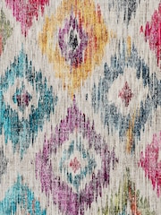 Hug Rug Multicolour Painted Ikat Runner - Image 4 of 6