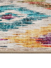 Hug Rug Multicolour Painted Ikat Runner - Image 5 of 6