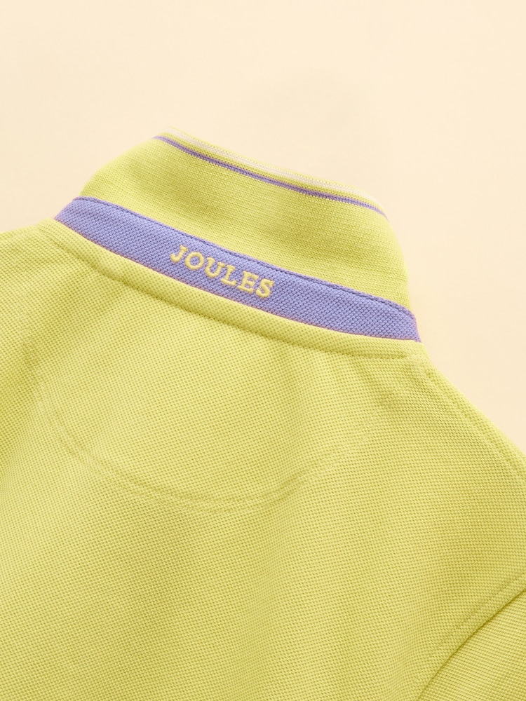 Joules Woody Green Cotton Pique Polo Shirt - Image 6 of 6 Joules Woody Green Cotton Pique Polo Shirt - Image 6 of 6