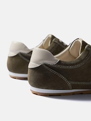 Mint Velvet Green Vick Suede Trainers - Image 4 of 5