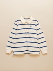Joules Boys' Rugby Club Blue Shirt - Image 1 of 5
