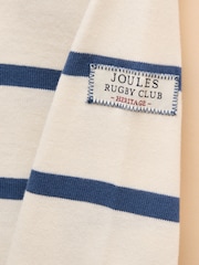 Joules Boys' Rugby Club Blue Shirt - Image 5 of 5