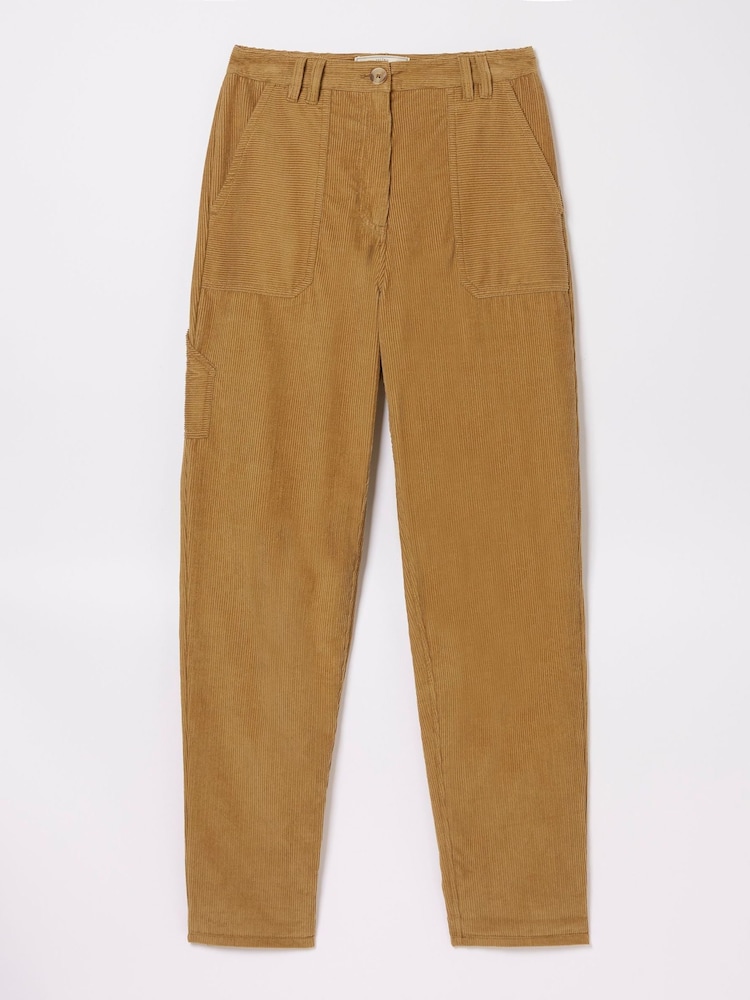 FatFace Chesil Brown Mixed Cord Trousers - Image 6 of 6