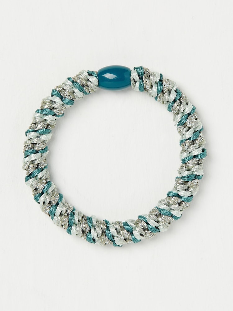 FatFace Green Twist Hair Tie - Image 1 of 1