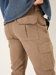 Бежевый темный бежевый - FatFace Cargo Trousers - Image 3 of 5