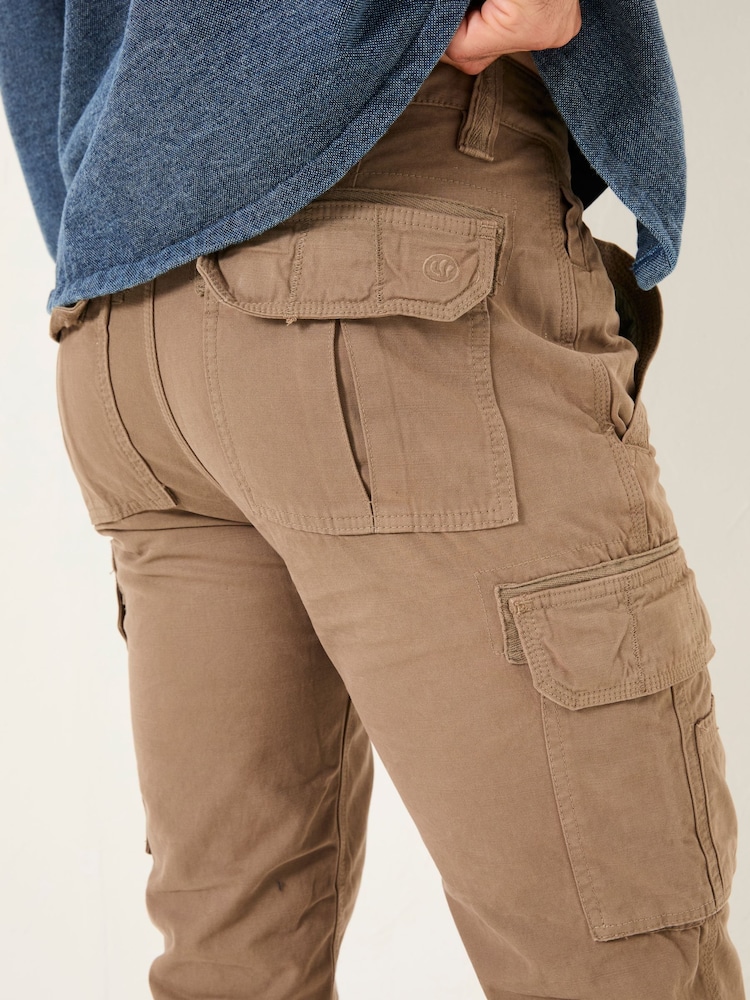 Natural Dark Natural - FatFace Cargo Trousers - Image 3 of 5