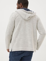 FatFace Aloa Natural 100% Cotton Woolacombe Zip-Up Hoodie - Image 2 of 5