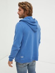 FatFace Brooke Blue Zip Through Hoodie - Image 2 of 4
