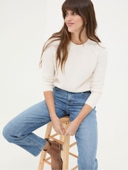 FatFace Ludlow Blue Denim Boyfriend Jeans - Image 4 of 7